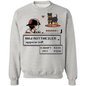 Wild Rottweiler Appeared Adopt Pet Kiss Feed Rottweiler Shirt