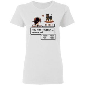 Wild Rottweiler Appeared Adopt Pet Kiss Feed Rottweiler Shirt