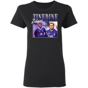 Zinedine Zidane T-Shirt, Ladies Tee