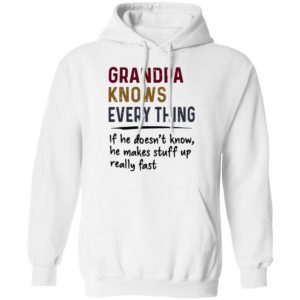 Grandpa Knows Everything If He Doesn’t Know He Makes Stuff Up Really Fast Shirt