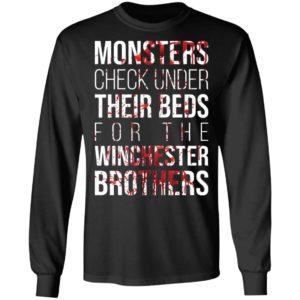 Monster Check Under Their Beds For The Winchester Brothers Shirt