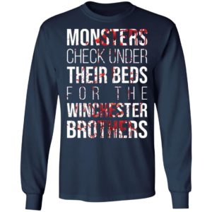 Monster Check Under Their Beds For The Winchester Brothers Shirt