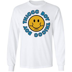 Thicc Boy Brendan Schaub Merch Thiccc Boy Smiley Shirt