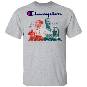 Lewis Hamilton And Michael Schumacher’s F1 Champion Signatures Shirt