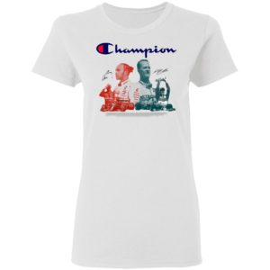 Lewis Hamilton And Michael Schumacher’s F1 Champion Signatures Shirt