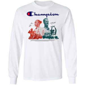 Lewis Hamilton And Michael Schumacher’s F1 Champion Signatures Shirt