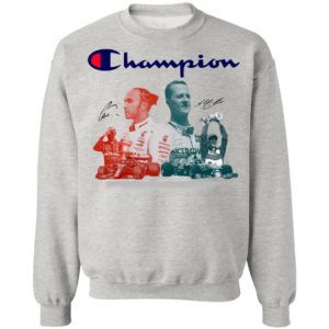 Lewis Hamilton And Michael Schumacher’s F1 Champion Signatures Shirt