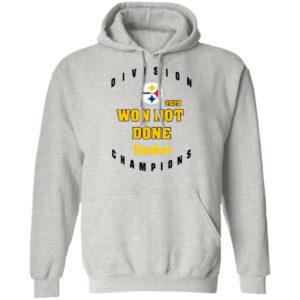 Division 2020 Won Not Done Pittsburgh Steelers Champions Shirt