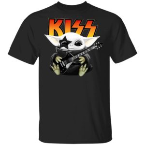 Baby Yoda Kiss Band Shirt