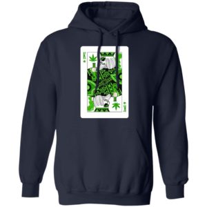 King Of Weed Playing Card Marijuana Pot Smoker Stoner Pot Weed King Shirt