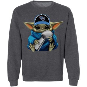 Baby Yoda Hug Titan Cup Shirt