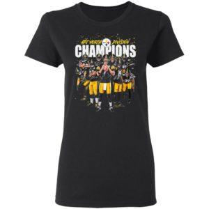 Afc North Division Champions Signatures Pittsburgh Steelers Team Football Shirt