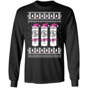 Black Cherry White Claw Hard Seltzer Ugly Christmas Sweater