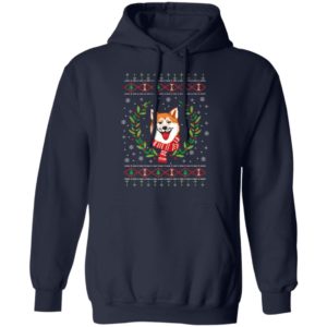 Akita Ugly Christmas Jumper T-Shirt Long Sleeve Sweater