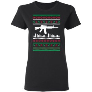 AR15 Machine Gun Ugly Christmas Sweater