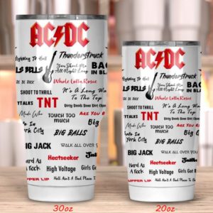 ACDC Band Tumbler 20oz 30oz
