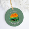 Pandemic Christmas 2020 Just Rolled With It Funny Xmas Toilet Paper Tree Decoration Christmas Ornament