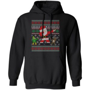 Elf Reindeer Dabbing Santa Ugly Christmas Sweater