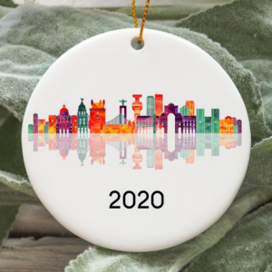 Lisbon City 2020 Christmas Tree Ornament
