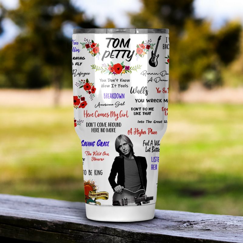 Tom Petty Tumbler 20oz 30oz Tom Petty Tumbler 20oz 30oz