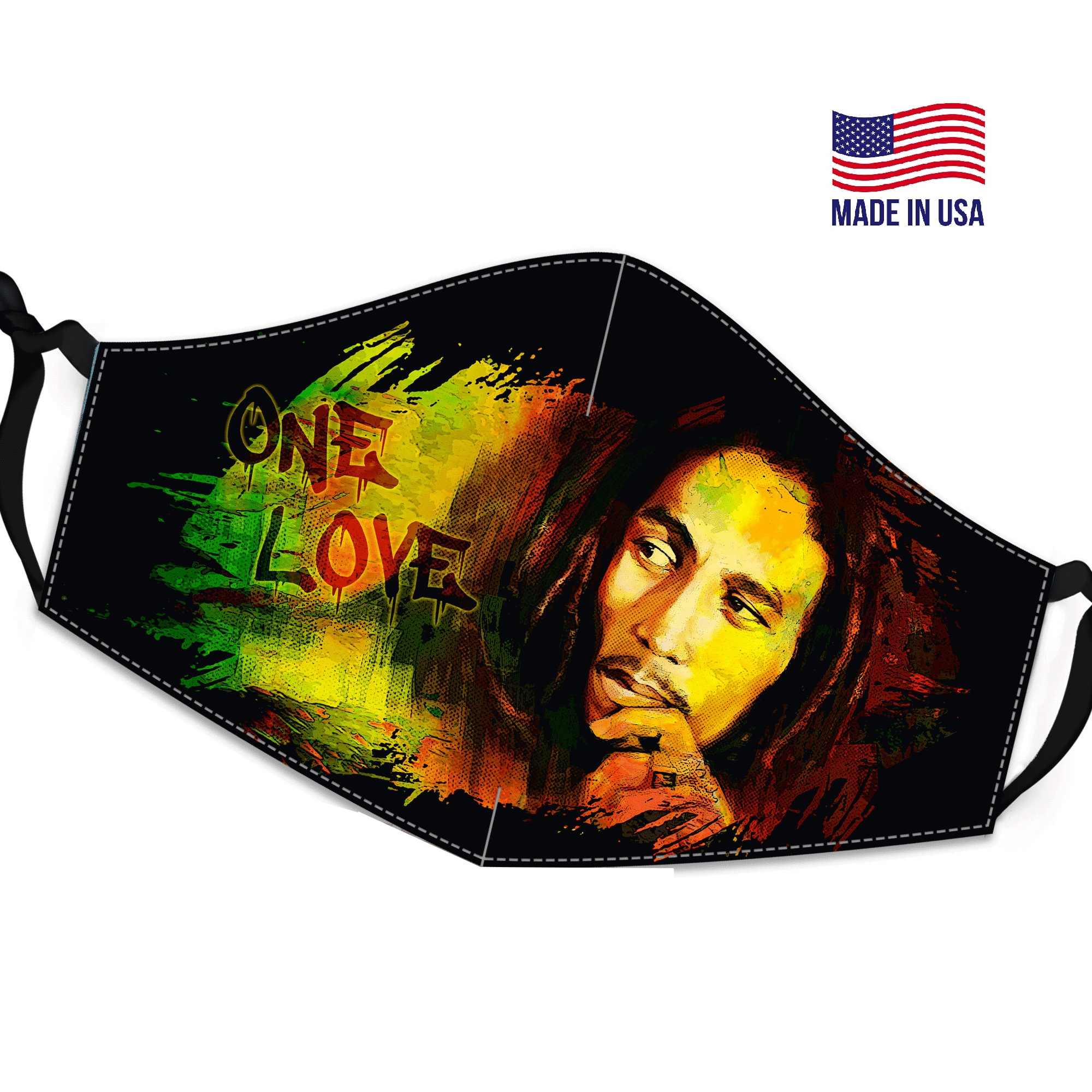 One Love Bob Reusable Face Mask One Love Bob Reusable Face Mask