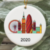 Los Angeles City 2020 Christmas Tree Ornament