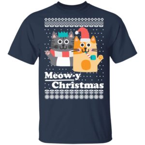 Cats Meowy Christmas Funny Ugly Christmas Sweater
