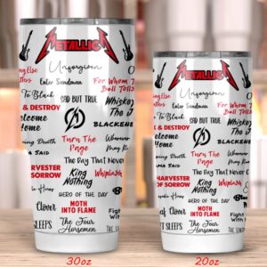 Metallica Tumbler 20oz 30oz