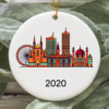 Shanghai City 2020 Christmas Tree Ornament