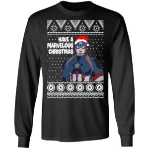 Captain America Have A Marvelous Christmas Avengers Ugly Christmas Sweater