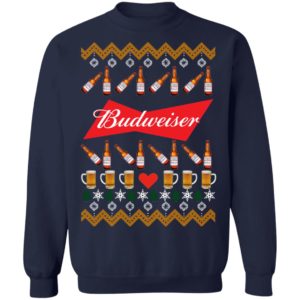 Budweiser Beer Funny Ugly Christmas Sweater Shirt