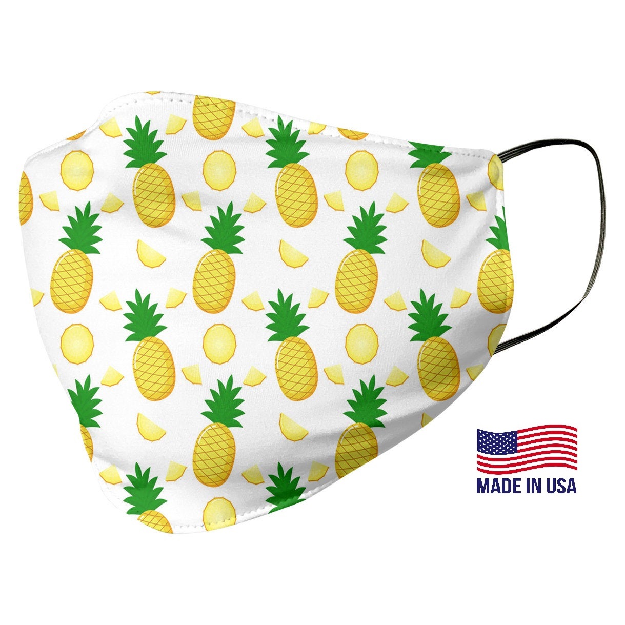 Cute Pineapple Pattern Face Mask