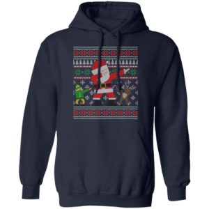 Elf Reindeer Dabbing Santa Ugly Christmas Sweater