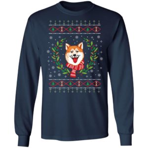 Akita Ugly Christmas Jumper T-Shirt Long Sleeve Sweater