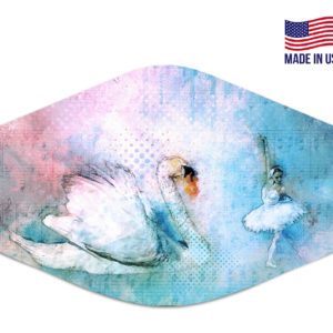 Swan Lake Inspired Reusable Face Mask