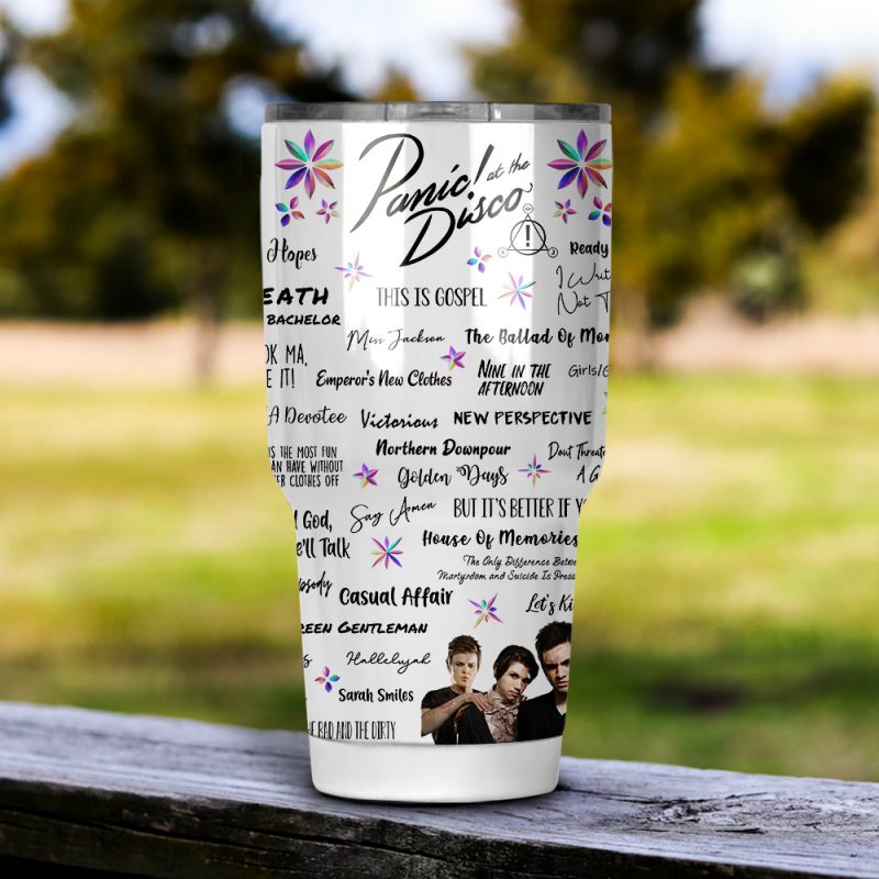 Panic At The Disco Tumbler 20oz 30oz Panic At The Disco Tumbler 20oz 30oz