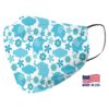 Blue Camouflage Face Mask