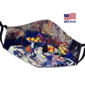 Matisse Painting Vase Bottle Reusable Face Mask