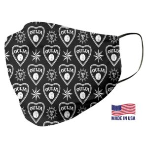Ouija Board Pattern Face Mask