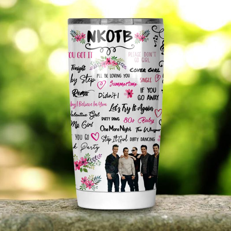 NKOTB New Kids On The Block Tumbler 20oz 30oz NKOTB New Kids On The Block Tumbler 20oz 30oz