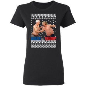Biden vs Trump Battle For The Soul Of The Nation 3D Ugly Christmas Sweater