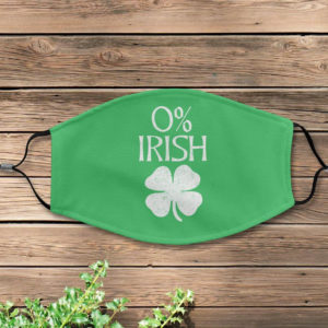 0 IRISH St Patricks day Face Mask Cover