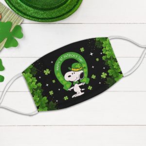 Snoopy Happy St Patrick’s Day Face Mask