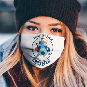 Trust Me Im A Cricketer face mask