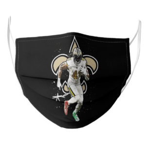 New Orleans Saints Alvin Kamara signature face mask