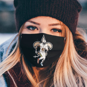 New Orleans Saints Alvin Kamara signature face mask