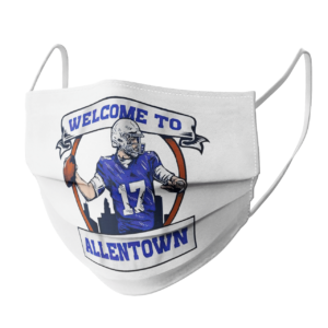 Josh Allen Welcome to Allentown face mask