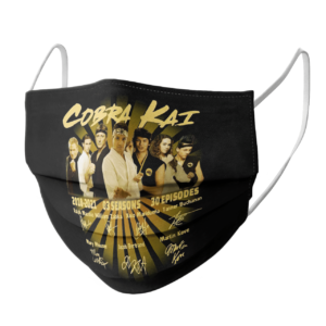 Cobra Kai 2018 2021 03 Season 30 Episodes Thank You For The Memories Signatures face mask