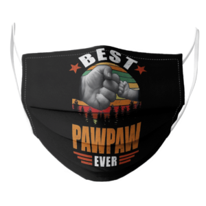 Best Pawpaw Ever Vintage face mask