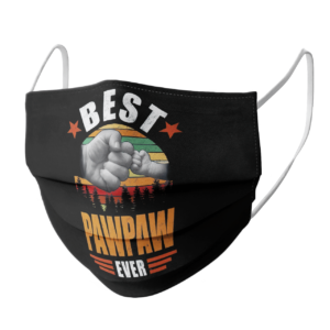 Best Pawpaw Ever Vintage face mask